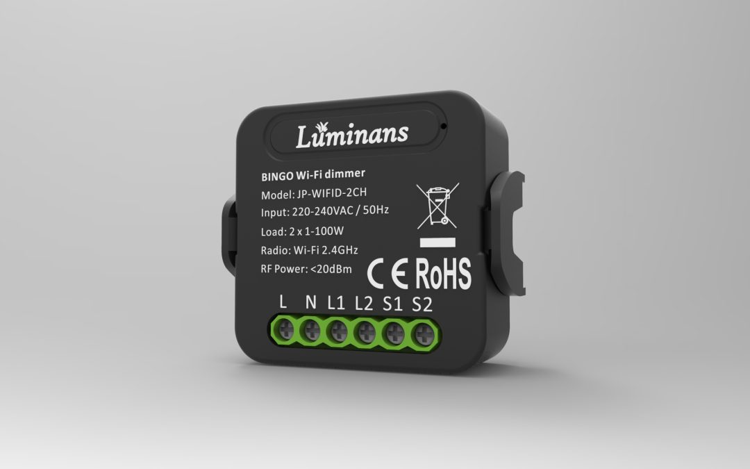 Luminans BINGO Wi-Fi / BLE 2-channel smart dimmer
