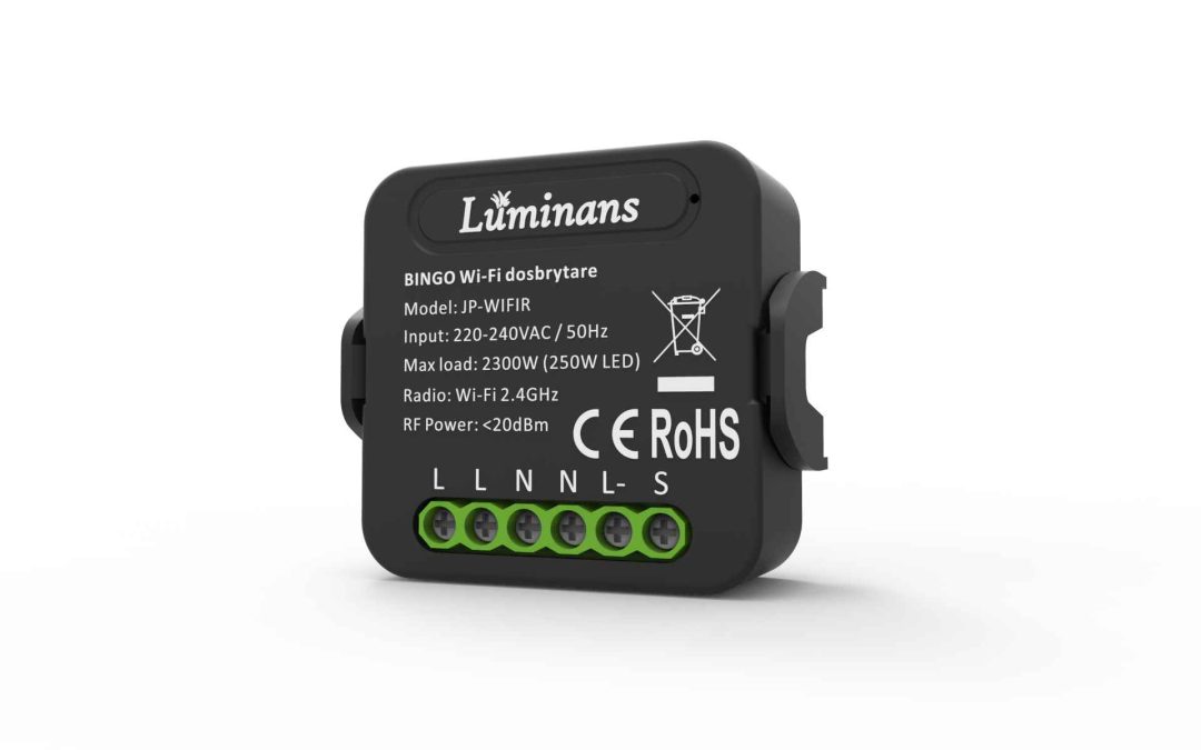 Luminans BINGO Wi-Fi / BLE 1-channel smart switch
